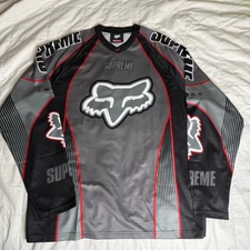 Supreme Fox Racing DMX Jersey Black Size Medium