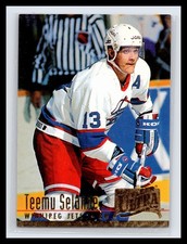 1994-95 Fleer Ultra #246 Teemu Selanne Base Set Card Winnipeg Jets