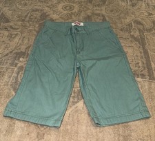 Vintage Levis Sz 12 Boys Youth Shorts Kids Green