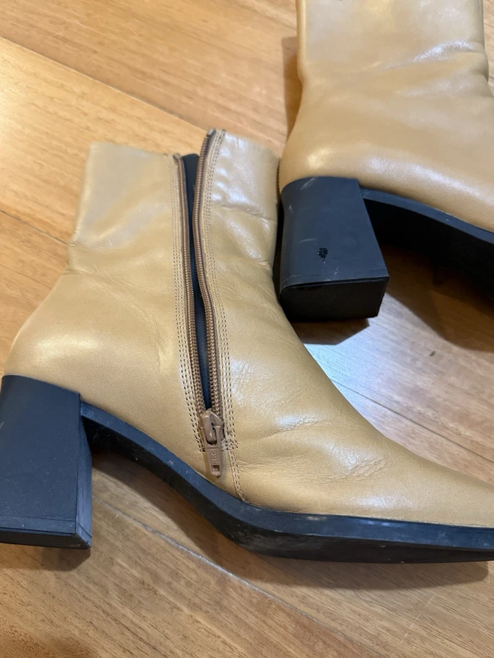 Botín Vagabond Hedda en cuero tostado para mujer talla 8 EU 39 EE. UU. Foto 2 de 4