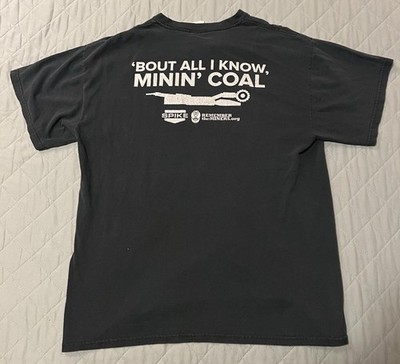    COAL TV SHOW CREW ISSUED T-SHIRT LARGE MCDOWELL COUNTY, WV MINE