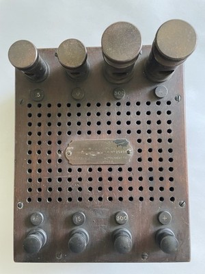 Antique Weston Electrical Instruments Shunt For Measuring Electrical Current