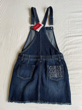 Guess Women's Overall Mini-Dress Size 12 Blue Denim, NWT