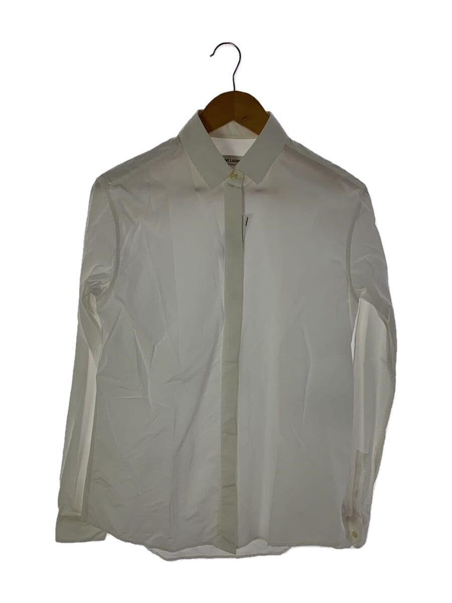 SAINT LAURENT camicia manica lunga top bianco