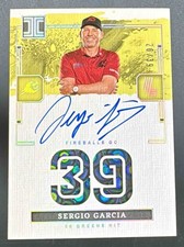 SERGIO GARCIA 2024 Panini Impeccable LIV Greens Signatures /39