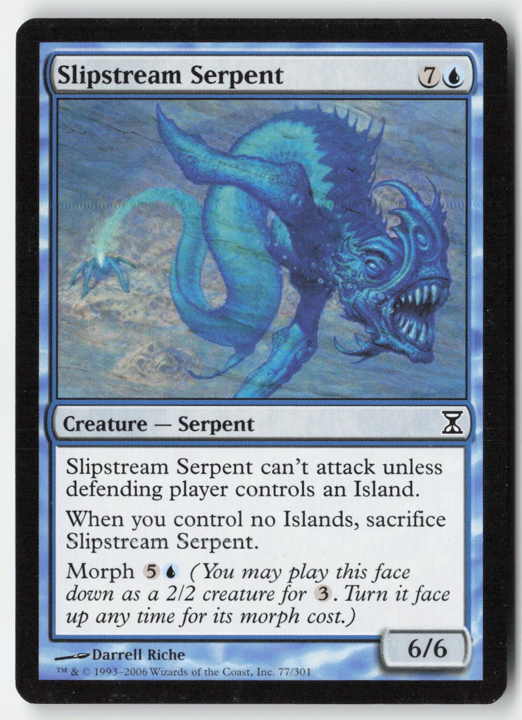 MTG - Slipstream Serpent #77 - Regular - TSP Time Spiral