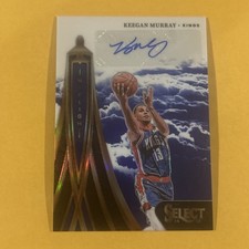 KEEGAN MURRAY 2024-25 SELECT IN FLIGHT SIGNATURES BLUE KINGS AUTO /49 Q3890