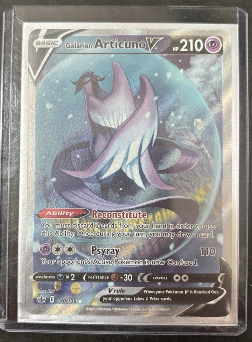 Galarian Articuno V (Alternate Full Art) 170/198 Swsh06: Sword & Shield  