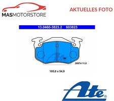SATZ BREMSBELÄGE BREMSKLÖTZE HINTEN ATE 130460-38232 A FÜR PEUGEOT 306,206