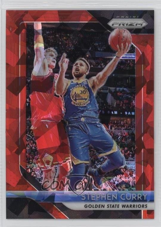 2018-19 Panini Prizm Red Ice Prizm Stephen Curry #222 1u6