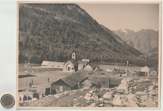 FOTO CUNEO " BARACCHE DI CIASTIGLIONE " VINADIO AUTOGRAFO CAPITANO AUTOGRAFI