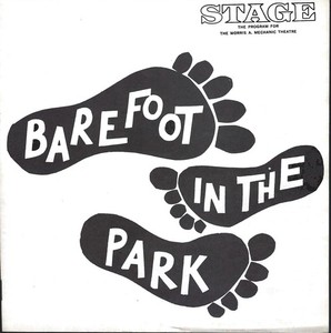 Barefoot In The Park Stage Program, Margaret O'Brien, V. Mayo, Baltimore, 1968