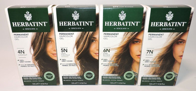 Herbatint Permanent Herbal Hair Color Gel 4N 5N 6N 7N, 4.56 oz, NEW ~YOU PICK~
