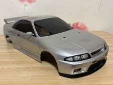 Carrozzeria Tamiya 1/10 Skyline GTR R33 RC nera non verniciata, interasse 260...