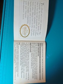 Nintendo NES Manual Only Pin Bot 