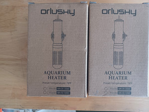 Orlushy 25W Small Submersible Aquarium Heater (2 Each)
