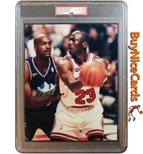 1998 Michael Jordan NBA Finals Stephen Green Life Magazine PSA Type 1 Photo