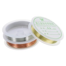 3 Roll 66 Feet/20M Solid Pure Copper Wire 0.2mm, 3 Colors