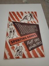 Dubow Sporting Goods Catalog Fall Winter 1952 1953 Chicago Football Basketball
