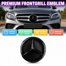 Glänz Kühlergrill Stern Emblem für Mercedes Benz A/C Klasse 13-18 W205 W176 Glänz Kühlergrill Stern Emblem für Mercedes Benz A/C Klasse 13-18 W205 W176