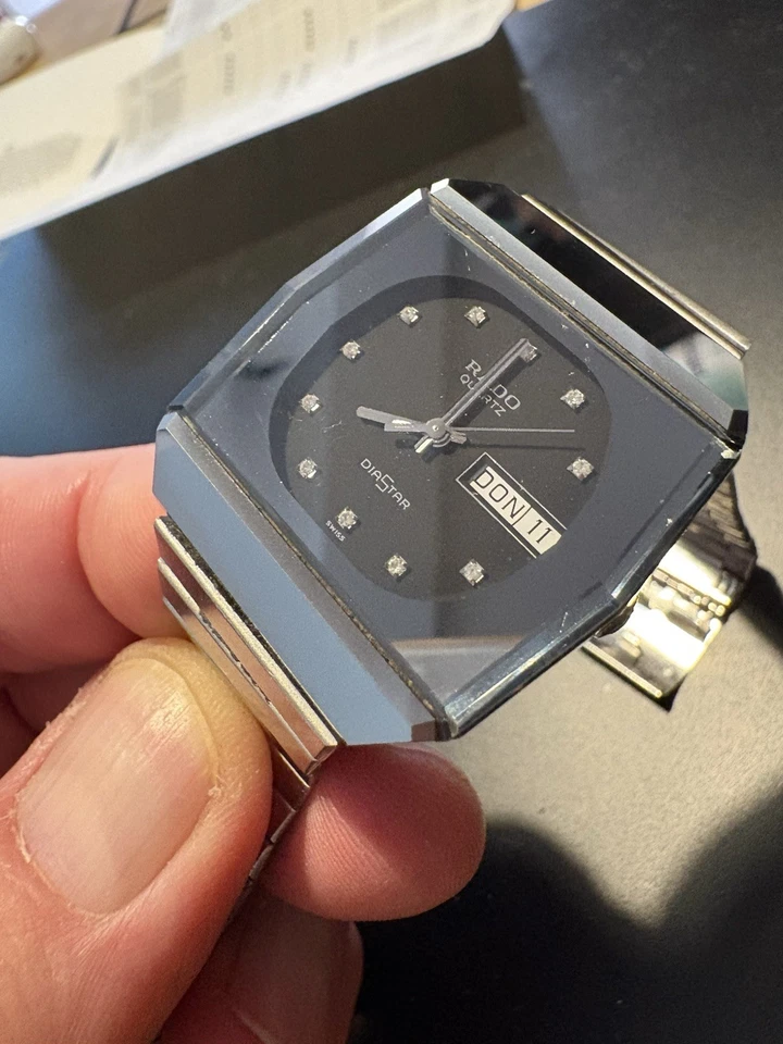Rado DiaStar Quartz (mit Tag/Datum) und original Broschüre/Preisblattaus 1982 - Bild 3 von 4