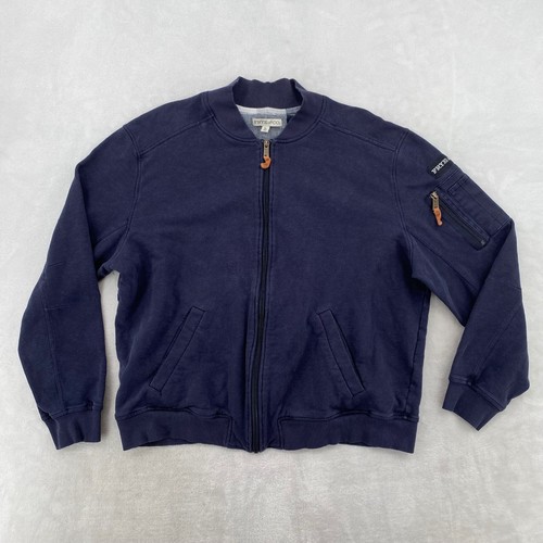 Frye, FRYE and CO Men's Navy Blue Sweater Full Zip Size XL