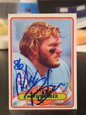 1980 Topps #272 Mike Barber Signed Autographed Card Oilers
