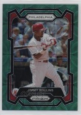 2024 Panini Prizm Green Scope Prizm 50/75 Jimmy Rollins #87 17ac