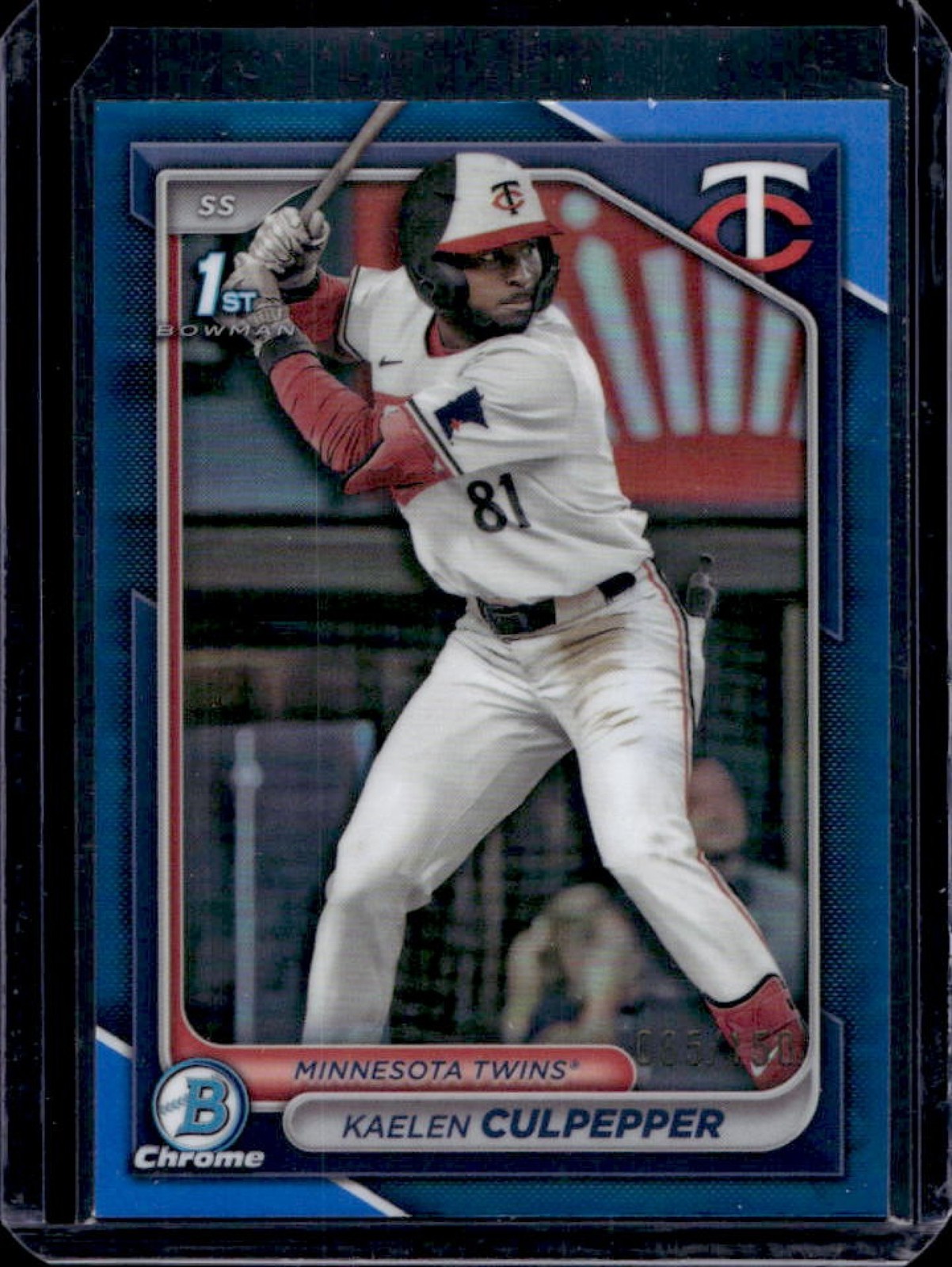 2024 Bowman Draft Kaelen Culpepper Chrome Blue Refractor 1st #/150