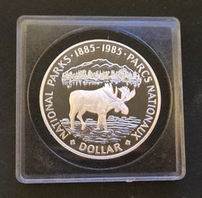 CANADA 1985 - NICE SILVER DOLLAR - NATIONAL PARKS