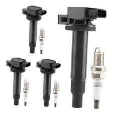  Ignition Coil Pack UF316 & Iridium Spark Plugs Set of 4 Compatible with 