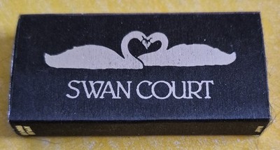 Vintage Unstruck Matchbox....Swan Court at the Hyatt Regency Maui in Hawaii 