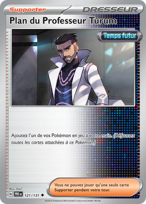 Pokemon Karte Professor Turum Plan 121/131 Selten Prismatische Evolution