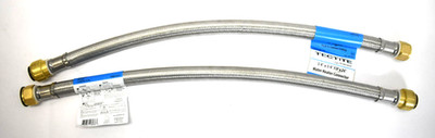 Lot of 2 Tectile 3/4'' Push-to-connect x 3/4'' Female Pipe Thread x 24'' Braided