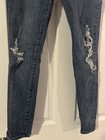 YMI Women's Skinny Ankle Stretch Distressed Denim Jeans Dark Blue, Size 13/31 — photo 2