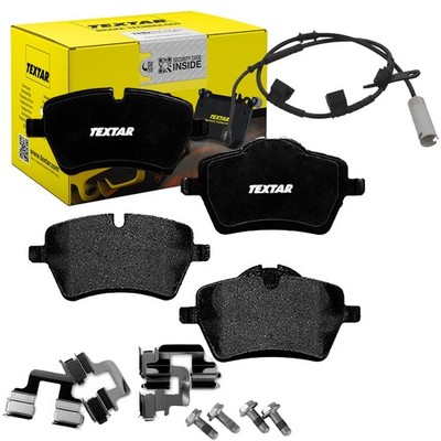 TEXTAR BREMSBELÄGE + WARNKONTAKT VORNE passend für MINI R56 R57 R55 R59