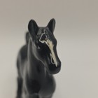 Vintage Porcelain Horse Figurine Raised Leg White Blaze Gray Legs 4-5 in — photo 3