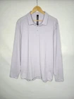 NEW Lululemon Evolution Long Sleeve Polo Shirt Men's Size XL Ultra Light Lilac
