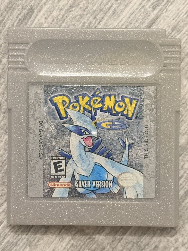 Pokemon Silver Version Nintendo Game Boy GBC Authentic Tested Dry Battery