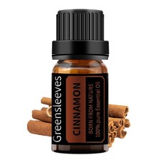 GREENSLEEVES Cinnamon Essential Oil – 10ml Pure Plant-Based Aromatherapy Oil