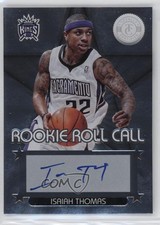 2012-13 Totally Certified Rookie Roll Call Silver Isaiah Thomas #10 Auto 1n6x