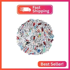 300 Pcs Music Sticker Bulk for Kid Musical Motivational Sticker Vinyl Waterproof