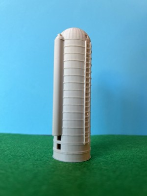 Spur N Getreidesilo 3D gedruckt Modelleisenbahn Bauernhof Gebäude Landschaft Anlage