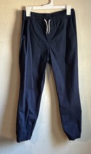 Cat  Jack Boys Navy Blue Jogger Trotador Pants Size 16 Adjustable Waist