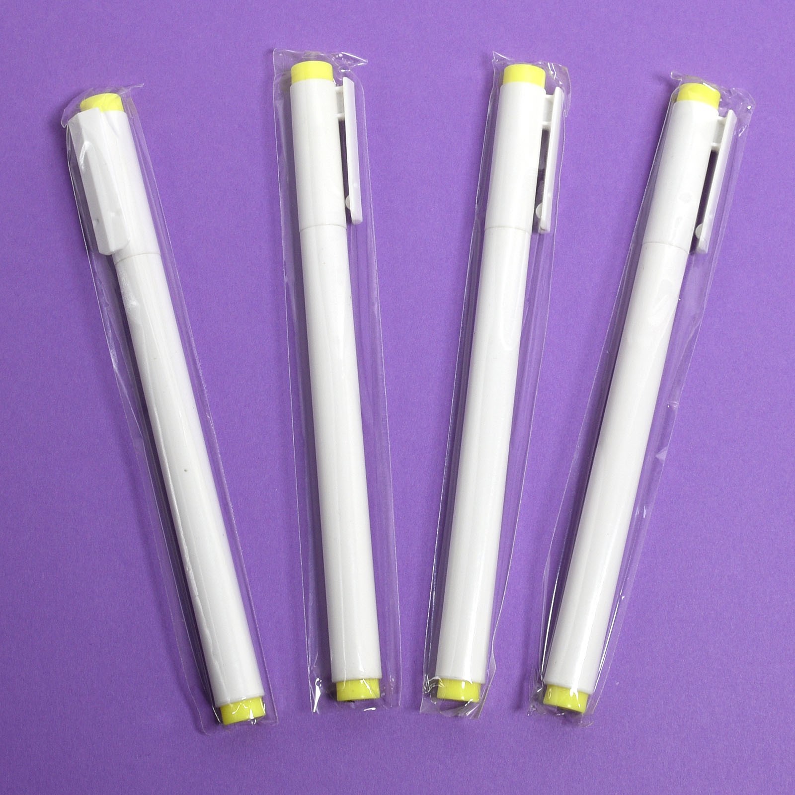 4 pc Invisible Ink Marker Pen Yellow UV Blacklight Reactive Set