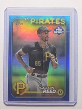 2024 Topps Pro Debut Blue Foil /150 Carlson Reed Pirates