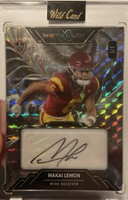 Marketplace image: Makai Lemon RC AUTO 1/1 SSP 2025 Wild Card Metallix USC Black Superfractor Geo