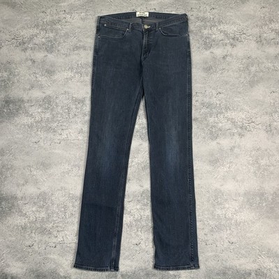 Acne Studios Max Man Ray Jeans Herren Gr.33/34 Navy Blau Designer Luxus Baumw...