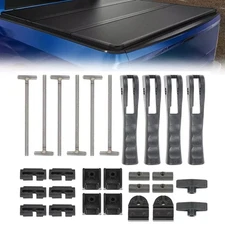 4PC Universal Replace Parts For Hard Soft Folding Tonneau Cover Rear Clamps