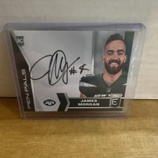 Panini 2020 Donruss Elite Pen Pals James Morgan Rookie Auto #PP41 Jets